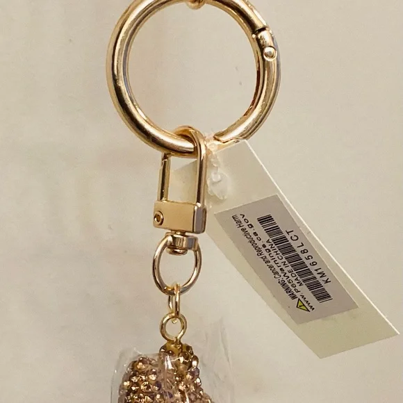 New Cute Monster, Large 10” Rose Gold Rhinestone Keychain/Bag Charm,Cell Phone - Picture 4 of 4